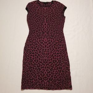 RVN purple jacquard body on stretch dress S